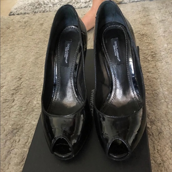 $900 Dolce Gabbana Authentic Leather heels size 35 usa 5 - Picture 4 of 11